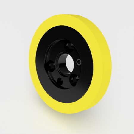 Composite Spec Mount 140mm Roller P110-140, 30mm bore, no key, 140mm OD, 20mm wide, 70 duro