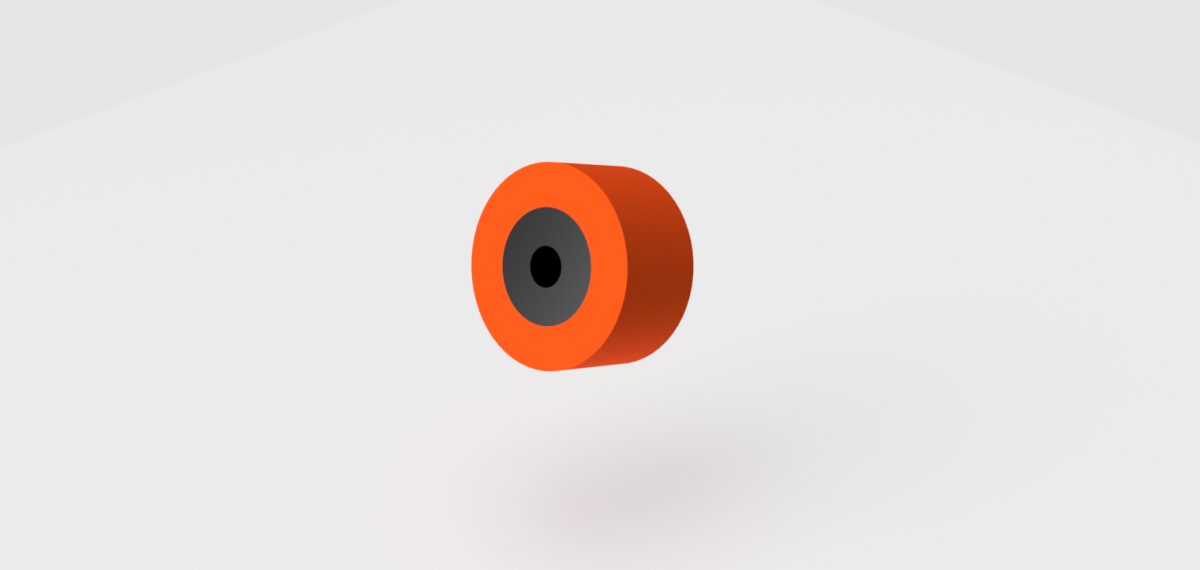 Composite 100mm OD Roller