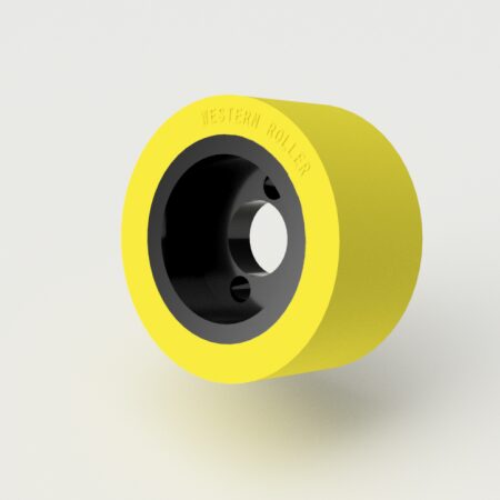 Super Feed Roller PSFH-9, 4" OD, 2" wide, 70 duro