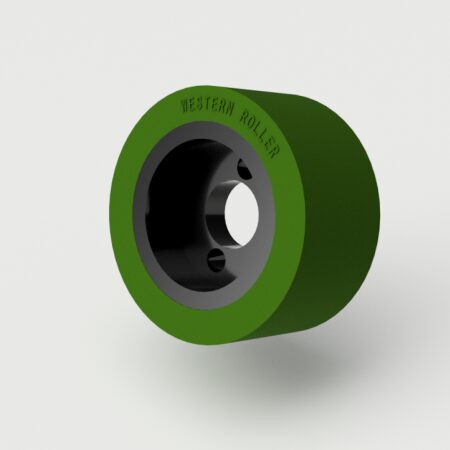 Super Feed Roller PSFH-9, 4" OD, 2" wide, 60 duro
