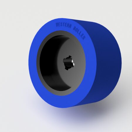 Super Feed Roller PSFH-2, 120mm OD, 60mm wide, 50 duro