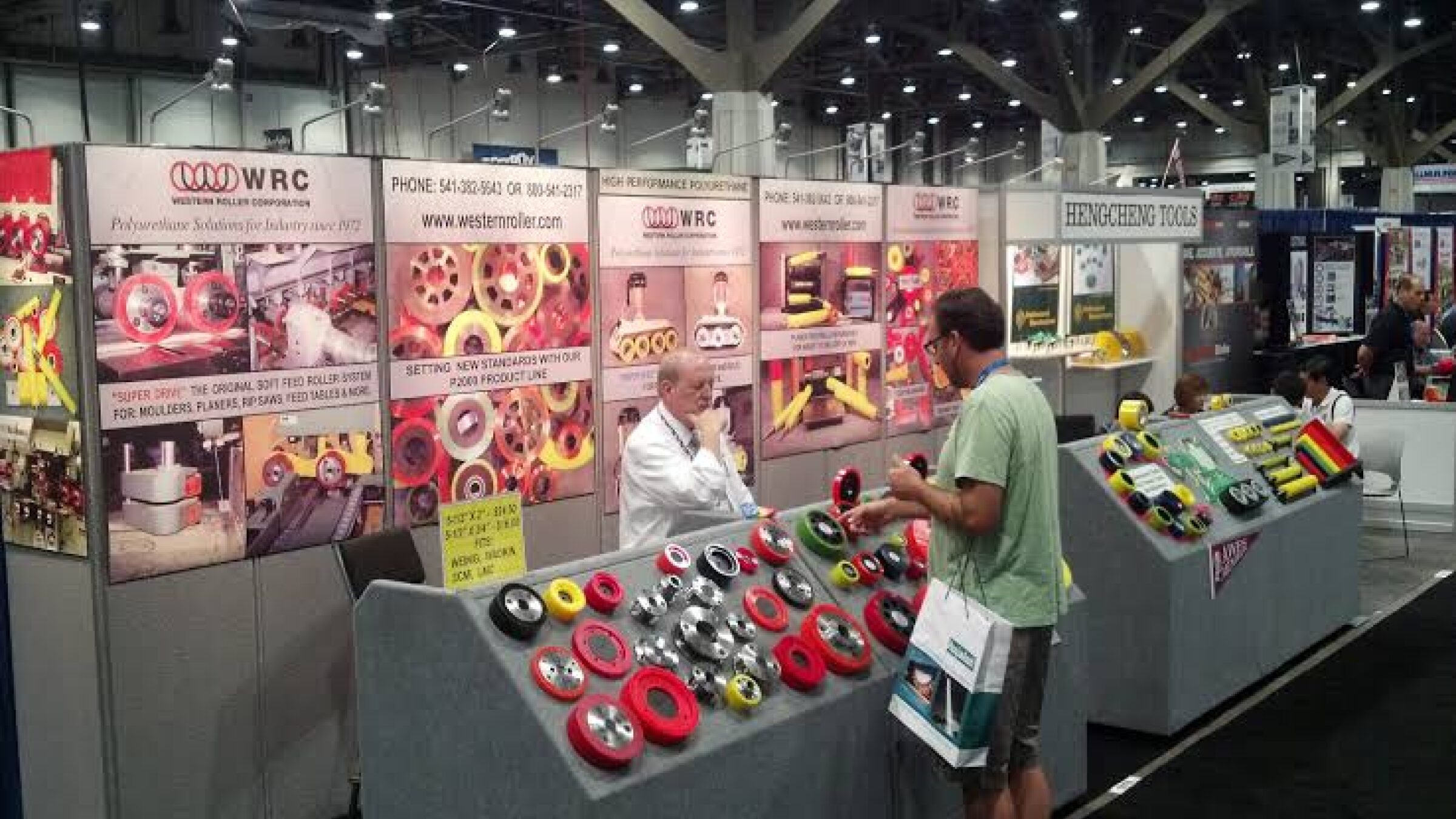 Western Roller Corporation trade show booth